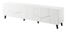 TV staliukas Cama Meble Etna, balta sp., 200 cm x 42 cm x 52 cm