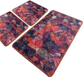 Комплект ковриков для ванны Foutastic Monica 359CHL5325, многоцветный, 100 см x 60 см