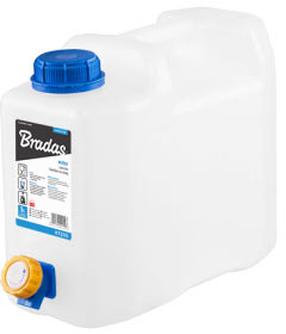 Ūdens tvertne ar krānu Bradas KTZ05, 5 l, balta krās.