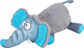 Rotaļlieta sunim, plīša manta Zolux Friends Elephant Yvan 480533, 40.5 cm, zila krās./pelēka krās., L