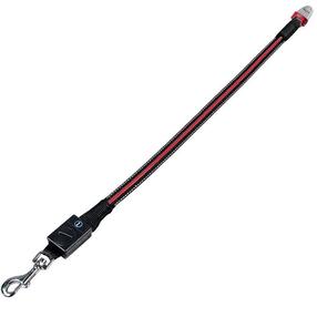 Suņu pavada Flexi Flash FL20999, melna krās./sarkana krās., 0.55 m x 20 mm