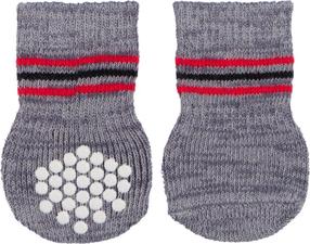 Носки для собак Trixie 19504, серый цв., L-XL