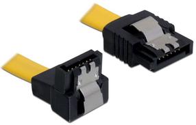 Laidas Delock SATA / SATA SATA 7-pin male, SATA 7-pin female, 0.3 m, geltona sp.