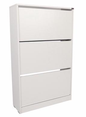 Batų spintelė Kalune Design SHC-530-BB-1, balta sp., 26 cm x 73 cm x 119 cm