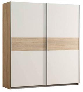 Spinta Forte Winnie EPRS923E-Q45, balta sp./sonoma ąžuolo sp., 61 cm x 170 cm x 191 cm