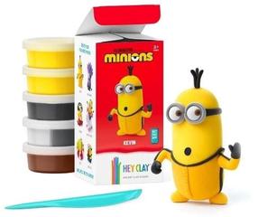 Rinkinys molinių figūrėlių gamybai Hey Clay Minions, įvairių spalvų