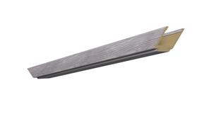 Horizontali durų stakta Domoletti, 80.5 cm x 14 - 18 cm x 2 cm, pilko ąžuolo sp.