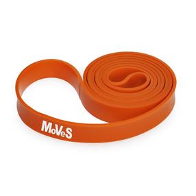 Pasipriešinimo guma Moves Band, 104 - 208 cm x 4 cm, oranžinė sp.