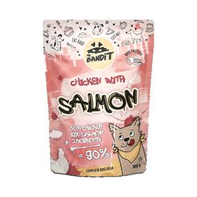 Влажный корм для собак Mr. Bandit, курица/лосось, 0.18 кг