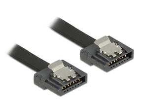 Kabelis Delock SATA Flexi 83840 SATA, SATA, 0.3 m, juoda sp.