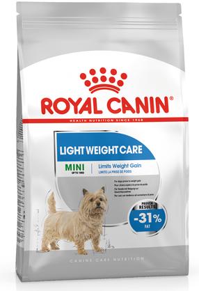 Sausā suņu barība Royal Canin Mini Light Weight Care, vistas gaļa, 8 kg