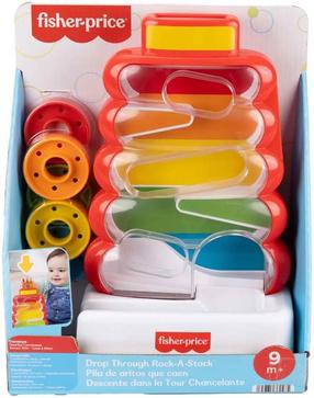 Lavinimo žaislas Fisher Price Drop Through Rock A Stack, įvairių spalvų