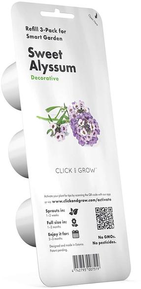 Išmanios daigyklos sėklos Click & Grow, pajūrinės lobuliarijos, 40 g, 3 vnt.