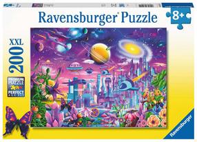 Dėlionė Ravensburger Space City 200 10817395, 49 cm x 36 cm, 200 vnt., įvairių spalvų