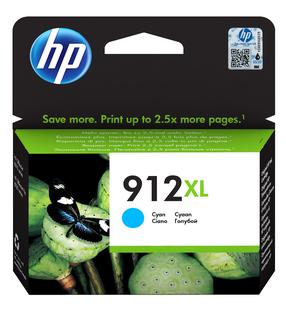 Rašalinio spausdintuvo kasetė HP 912XL, žalsvai mėlyna (cyan)