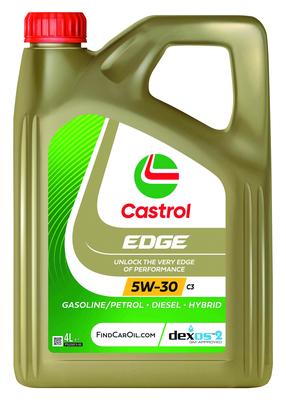 Auto dzinēja eļļa Castrol Edge Titanium FST C3 5W - 30, sintētiskais, 4 l