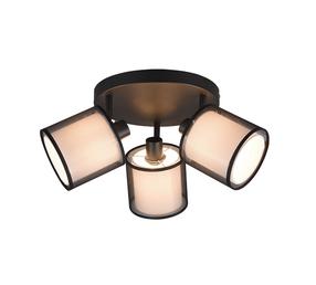 Lampa griesti Trio Burton 811430332, E14, 3 x 28 W, melna krās. / melna krās.