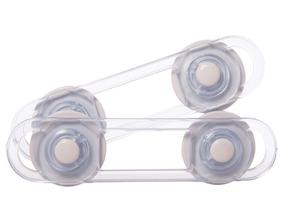 Universālā aizsardzība Dreambaby Mini Multi-Purpose Latches, caurspīdīga krās., 2 gab.