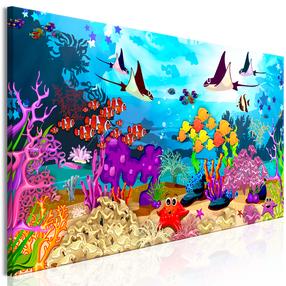 Репродукция Artgeist Underwater Fun KR33, 135 см x 45 см