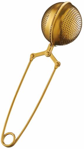 Tējas sietiņš Ambition, 14 cm, zelta krās.