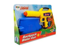 Игрушечный водяной пистолет с бачком Lean Toys, 30 см Синий цв./Желтый цв.