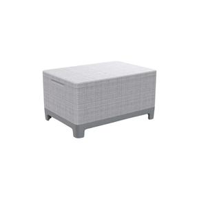 Lauko stalas Keter Scandi Storage, plieno sp./šviesiai pilka sp., 74.7 cm x 51.6 cm x 40 cm