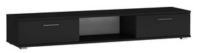 TV staliukas ADRK Aridea, matinė juoda sp., 40 cm x 176 cm x 28 cm