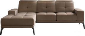 Kampinė sofa Torrense Monolith 09, šviesiai ruda sp., kairinė, 175 x 265 cm x 98 cm