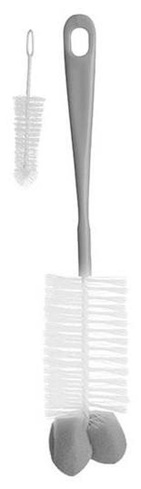 Pudelihari BabyOno Brush Set, 0 kuud, hall v.