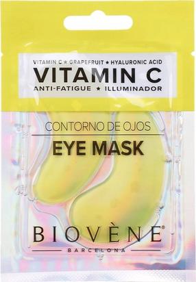 Paakių kaukė Biovene Grapefruit & Vit C Hyaluronic Acid, 2 vnt.