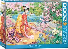 Dėlionė Eurographics Haru No Uta 8220-0975, 96.8 cm x 67.6 cm, 2000 vnt., įvairių spalvų