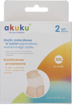 Послеродовые трусики Akuku, белый цв., -, XXL, 2 шт.