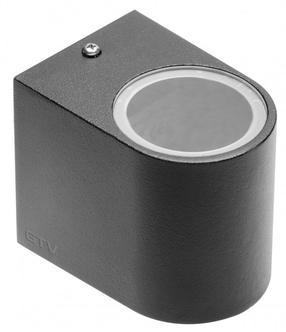 Õue seinavalgusti GTV Tiago, 35W, GU10, IP54, must v., 6.8 cm x 8.1 cm