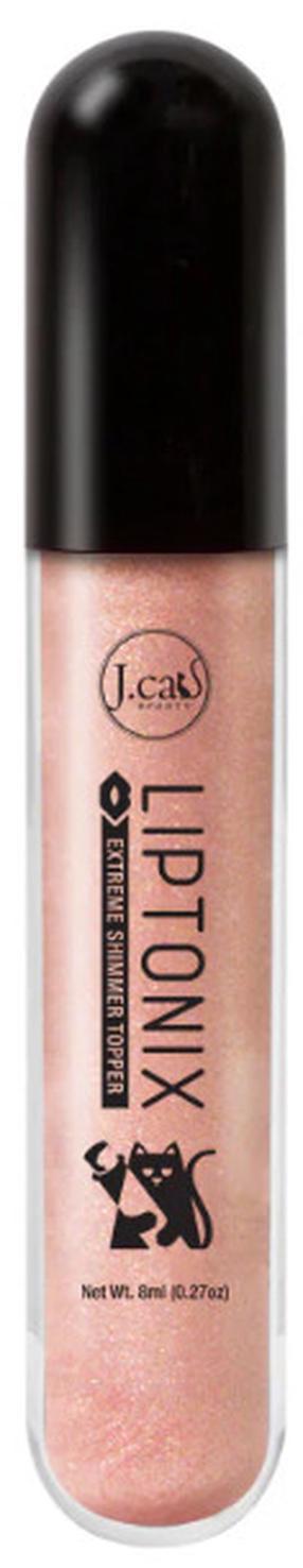 Lūpų blizgis J.Cat Beauty Liptonix Extreme Shimmer Topper, 8 ml, pebbles bff sp., 101