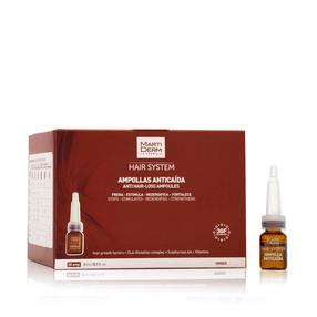 Ampull juuste jaoks Martiderm Hair System, 28 tk, 3 ml