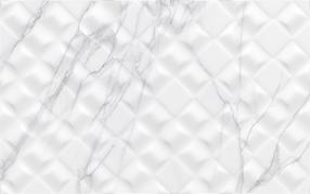 Dekoratīvā flīze, keramikas Golden Tile Elba White 4823057152074, 40 cm x 25 cm, balta krās.