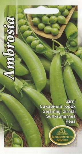 Sēklas Kurzemes sēklas, zirņi Ambrosia, 15 g