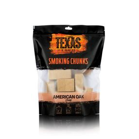 Kūpināšanas bloki Texas Club, ozols, 1 kg, ozola krās., 15 gab.