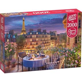 Пазл CherryPazzi Paris For Two 50163, 70 см x 100 см, 2000 шт., многоцветный
