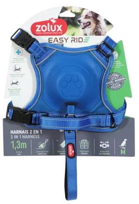 Petnešos šunims Zolux EasyRide, mėlyna sp., 395 mm x 20 mm, M