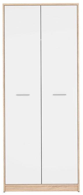 Prieškambario spinta Nepo Plus, ąžuolo, 80 cm x 54.5 cm x 197 cm