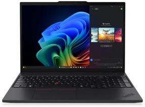 Ноутбук Lenovo ThinkPad T16 Gen 4 21QN001XPB, AMD Ryzen™ AI 7 PRO-350, 16 GB, 512 GB, 16 ″, AMD Radeon 860M, черный цв., EN, Windows 11 pro