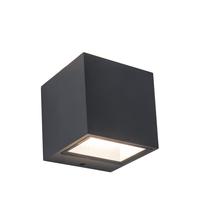 Sieninis lauko šviestuvas Lutec Gemini, 9W, LED, IP54, antracito sp., 8.8 cm x 8.6 cm