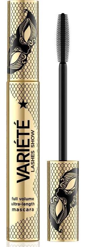 Blakstienų tušas Eveline Variete Lashes Show, 10 ml, juoda sp. black