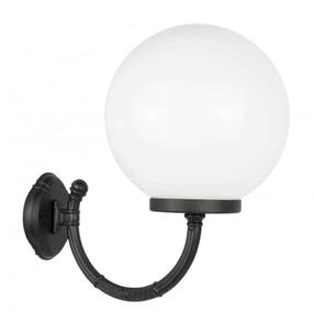 Sieninis lauko šviestuvas Su-Ma Kule Classic, 100W, E27, IP43, juoda sp., 30 cm x 45 cm