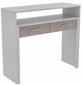 Rašomasis stalas Kalune Design My Desk, 99 cm x 66 cm, 88 cm, ruda sp./balta sp.