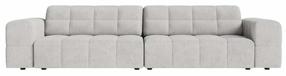 Sofa Cosmopolitan Design Chicago Chenille Eden 17, sidabro sp., 102 x 252 cm x 78 cm