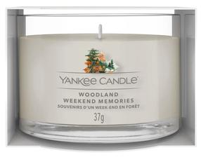 Свеча, ароматическая Yankee Candle Woodland Weekend Memories, 7 - 10 час, 37 г, белый цв.