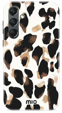 Telefono dėklas Mio Leopard Magsafe Samsung Galaxy S24 5G, ruda sp./balta sp./juoda sp.