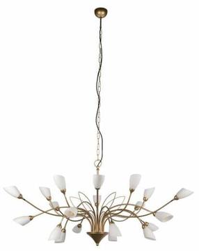 Светильник навесной Spot-Light Gloriosa, G9, 20 x 6 Вт, белый цв. / золотой цв., 6 x 11 см
